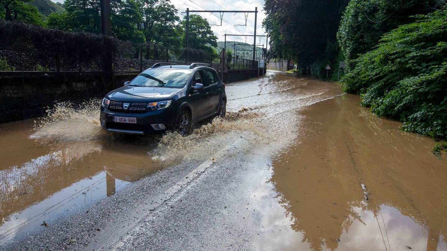 Hochwasser in Belgien Hochwasser in Belgien