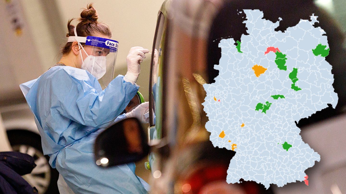 Rising corona incidences: This is the infection situation in your district