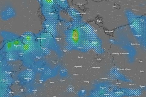 Karte Windy Starkregen