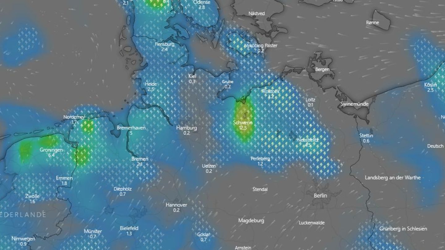 Unwetter Dwd Warnt Vor Starkregenfallen In Norddeutschland Karte Zeigt Wo Stern De