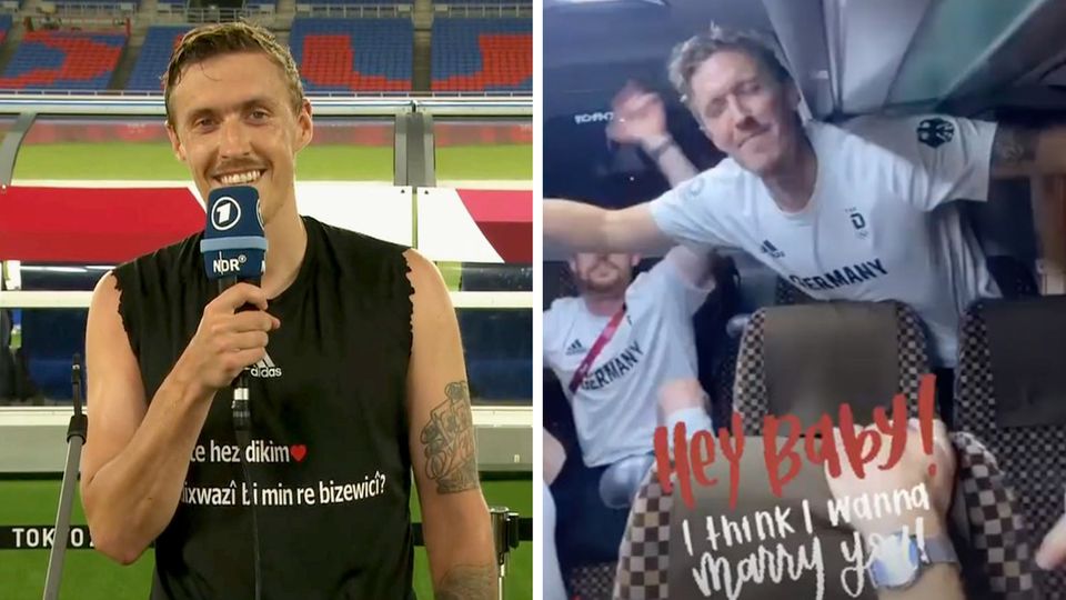 Max Kruse feiert das Ja-Wort seiner Freundin mit seinen Team-Kollegen.