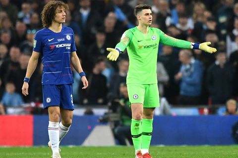 Kepa Arrizabalaga David Lui FC Chelsea 2019 Carabao Cup Finale