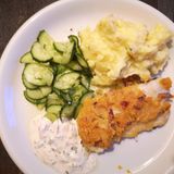 Upps -hier ist die Panade verrutscht.