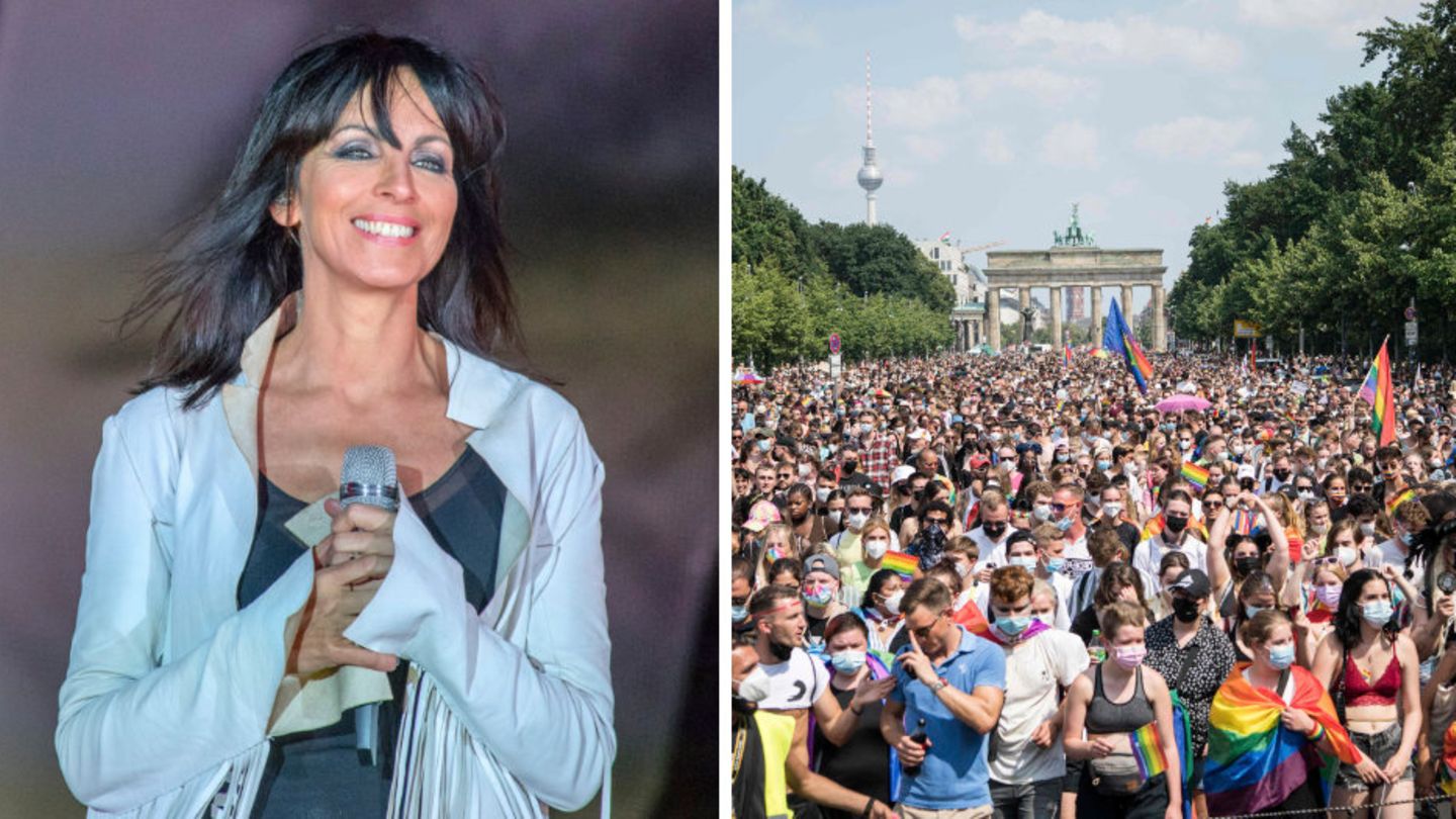 Archivbild von Nena; Christopher-Street-Day in Berlin