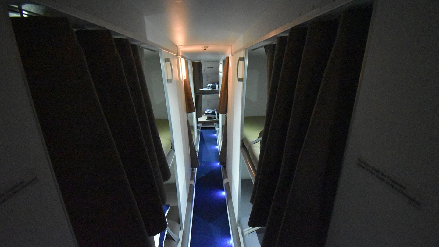 Crew Rest der Boeing 747-8
