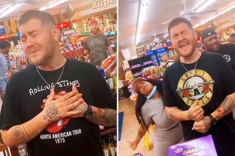 Mann singt in einer Tankstelle – und wird zum Star auf TikTok