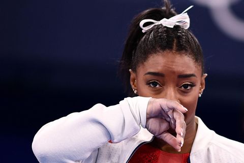 US-Turnerin Simone Biles bei den Olympischen Spielen in Tokio (Japan)