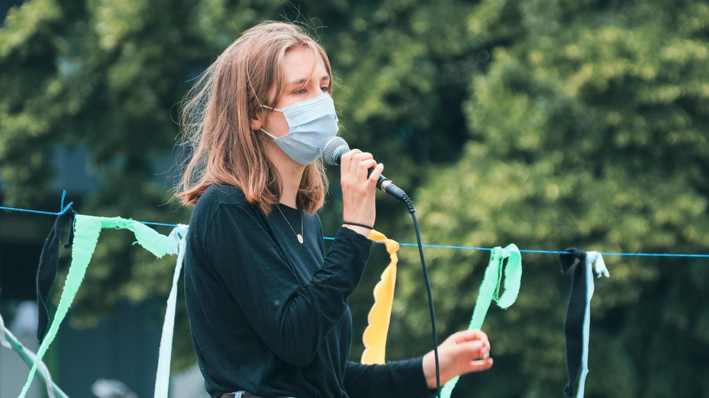 "Fridays for Future"-Aktivistin Pauline Brünger "Fridays for Future"-Aktivistin Pauline Brünger
