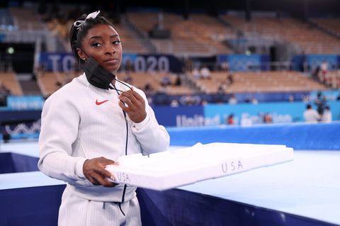 US-Turnerin Simone Biles bei den Olympischen Spielen in Tokio (Japan)