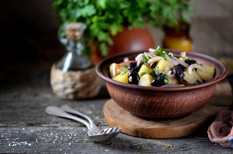 Rezept für einen griechischen Kartoffelsalat