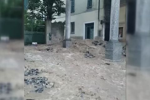 Extrem-Wetter im Norden: Erdrutsche und Schlammlawinen – heftige Überschwemmungen in Italien