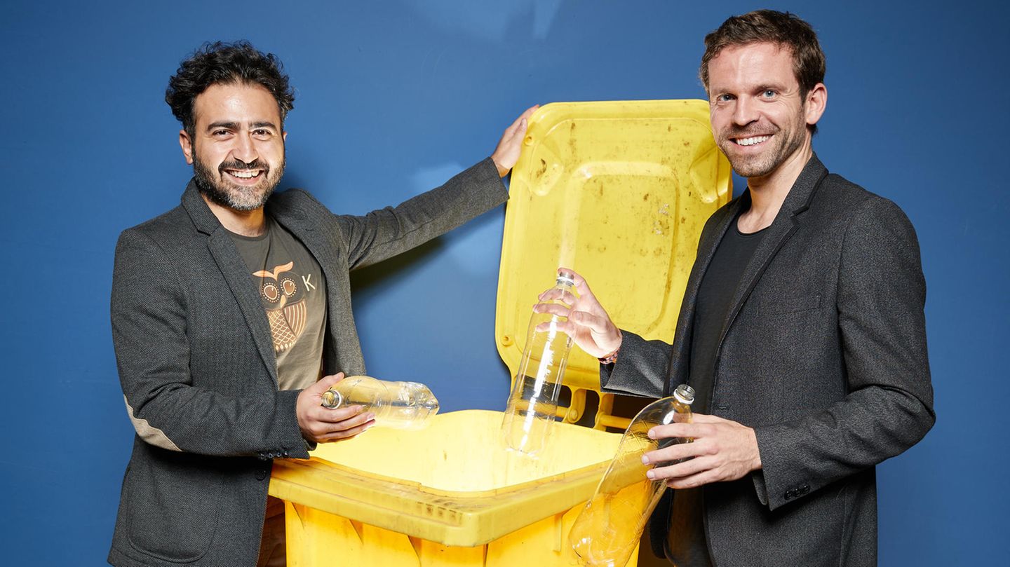 cirplus-Gründer cirplus-Gründer Christian Schiller (r.) und Volkan Bilici