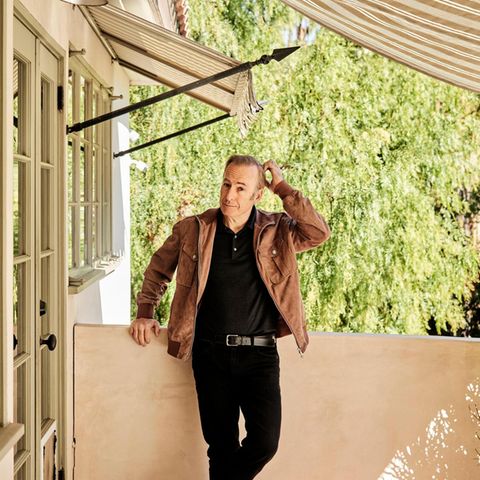 Bob Odenkirk vor seinem Haus in Los Angeles. Wochenlang hatte er für eine neue Rolle hart trainiert