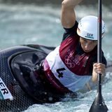 Andrea Herzog, Kanu-Slalom, Bronze im Einer-Canadier