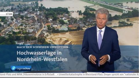 2021, Hochwasser, Deutschland  Die Flutkatastrophe hat die Diskussion über die Folgen des Klimawandels angefacht. Zum dominierenden Wahlkampfthema wurden sie bislang nicht