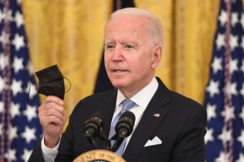 US-Präsident Joe Biden wirbt im Weißen Haus für das Impfen gegen Covid-19