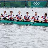 Hannes Ocik, Torben Johannesen, Johannes Weißenfeld, Laurits Follert, Olaf Roggensack, Jakob Schneider, Malte Jakschik, Richard Schmidt und Martin Sauer, Rudern, Silber im Achter mit Steuermann (2000 Meter)