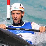 Hannes Aigner im Kanu-Kurs von Tokio