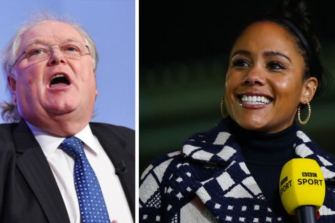 BBC-Moderatorin Alex Scott (r.) und der Ex-Politiker Digby Jones