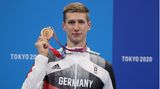 Florian Wellbrock, Schwimmen, Bronze über 1500 Meter Freistil