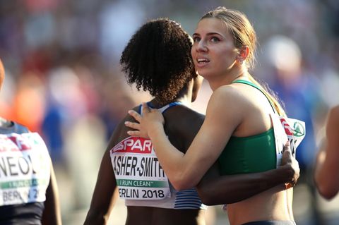 Kristina Timanowskaja, Sprinterin aus Belarus (Archivbild)