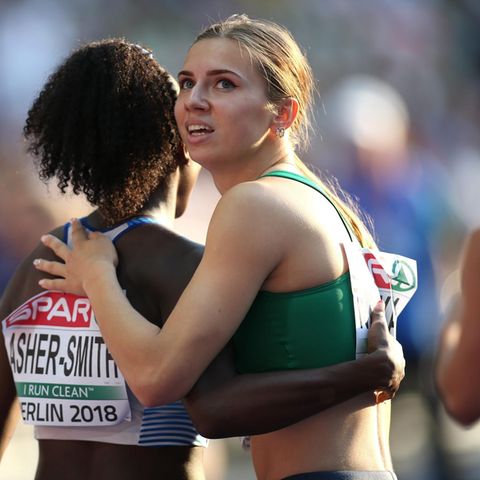 Kristina Timanowskaja, Sprinterin aus Belarus (Archivbild)