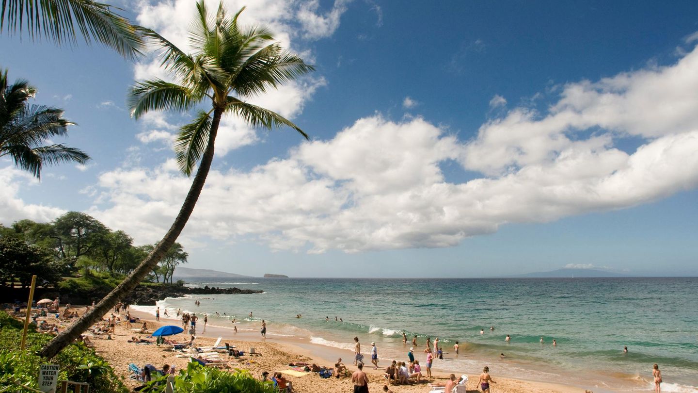 Strand auf Maui, Hawaii