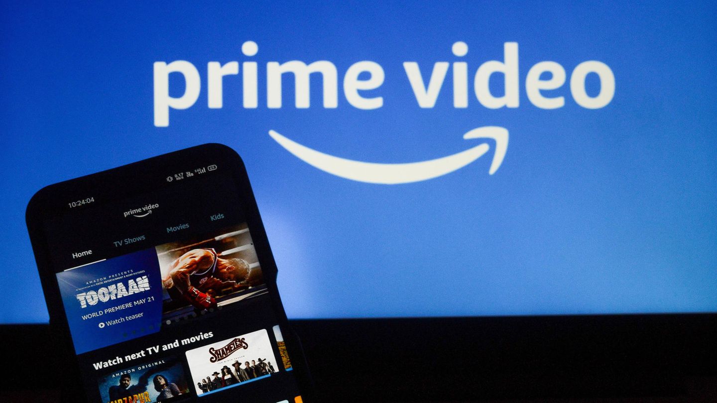 Die App von Amazon Prime Video auf einem Smartphone