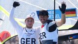 Segler Thomas Plößel und Erik Heil