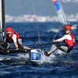 Paul Kohlhoff (r.) und Alica Stuhlemmer, Segeln, Bronze in der Nacra 17-Klasse