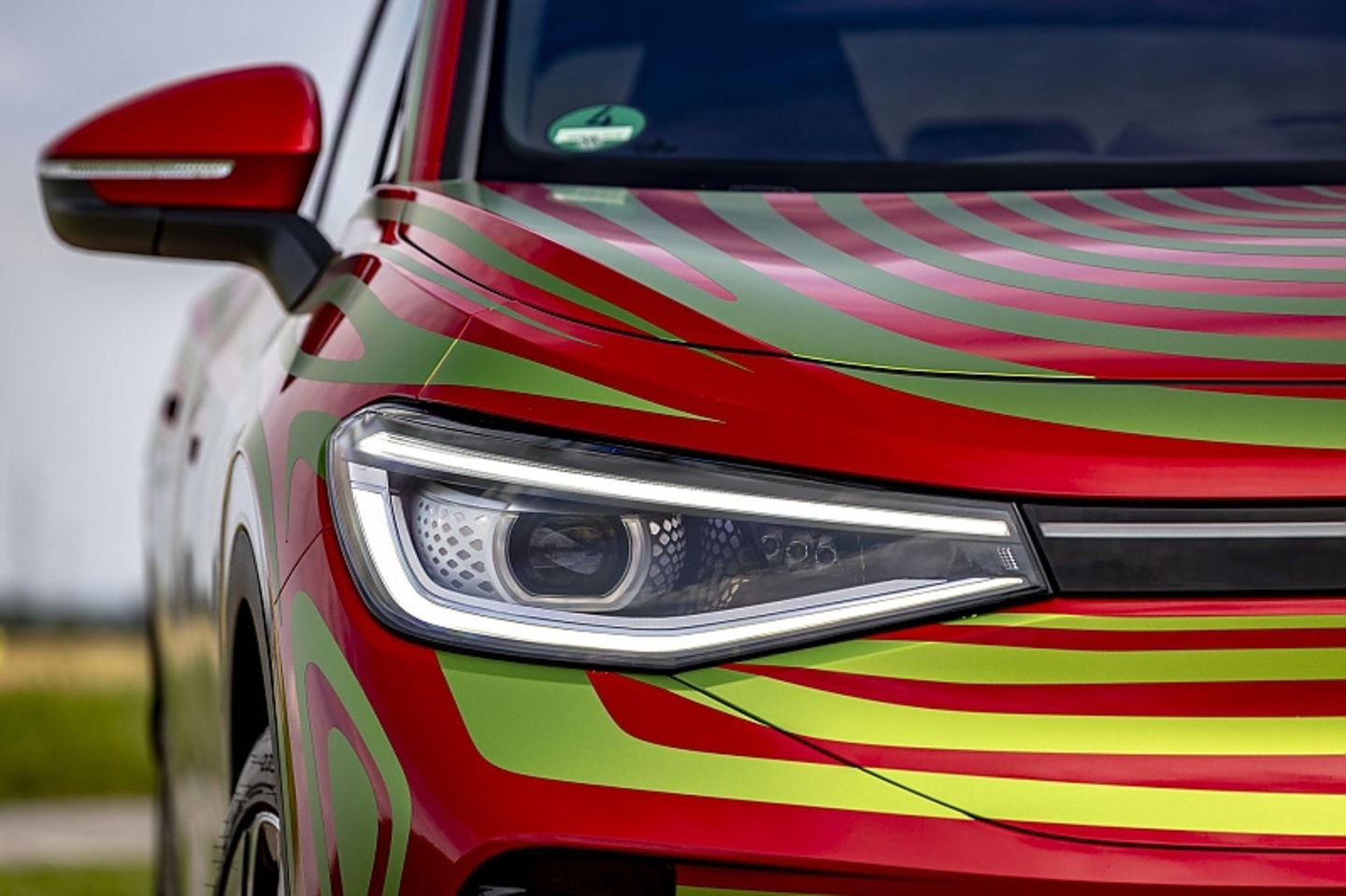 Auch der ID.5 bekommt das typische VW ID-Gesicht