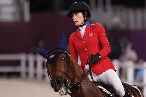 Jessica Springsteen bei der Olympia-Qualifikation im Baji Koen Equestrian Park