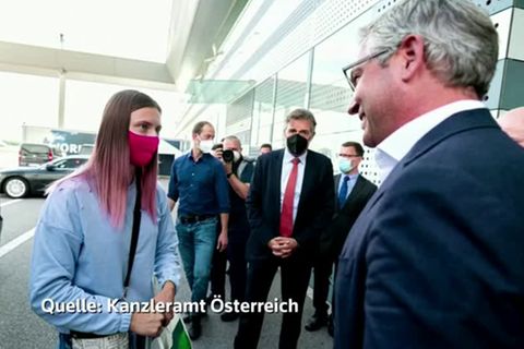 Flucht vor Regime: Belarussische Sprinterin Kristina Timanowskaja in Warschau gelandet