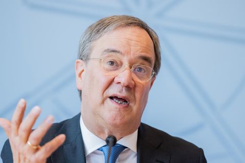 Armin Laschet (CDU), Kanzlerkandidat der Union und Ministerpräsident von Nordrhein-Westfalen