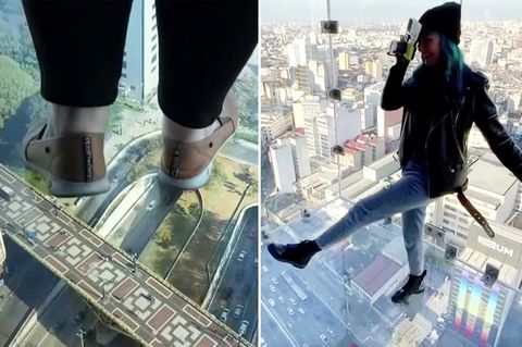 Besonderer Nervenkitzel: Neue Touristenattraktion – ein gläserner Erker über Sao Paulo