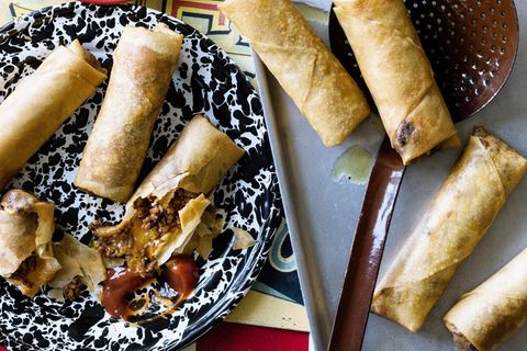 Spring Rolls mit Käse
