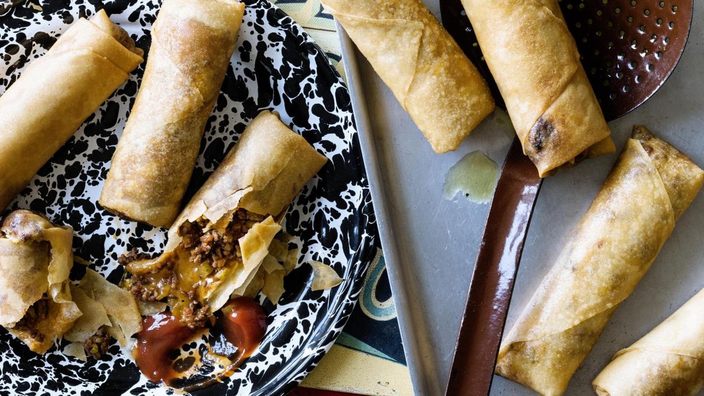 Spring Rolls mit Käse