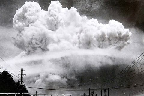 Nagasaki nach der Atombombe: Archivaufnahmen zeigen verwüstete Stadt