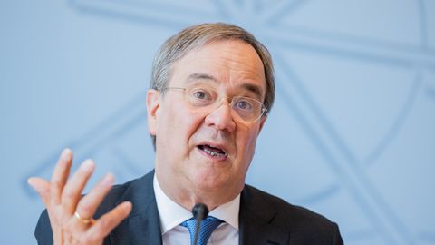 Armin Laschet (CDU), Ministerpräsident von Nordrhein-Westfalen und Kanzlerkandidat der Union