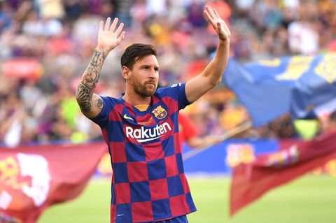 Lionel Messi im Trikot des FC Barcelona