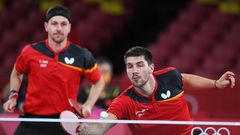 Timo Boll und Patrick Franziska, Tischtennis, Silber im Tischtennis-Mannschafts-Wettbewerb