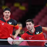 Timo Boll und Patrick Franziska, Tischtennis, Silber im Tischtennis-Mannschafts-Wettbewerb