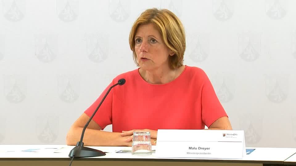 Video: Dreyer: Gesetzgrundlage für Flutfonds wohl noch im August