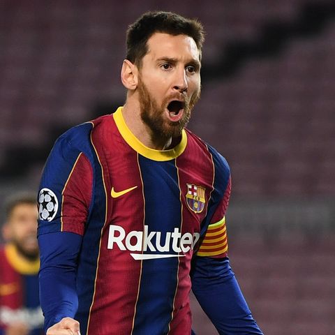 Lionel Messi Barcelona PSG 2021
