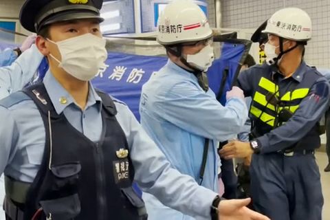 Video: Messerangriff in Tokio