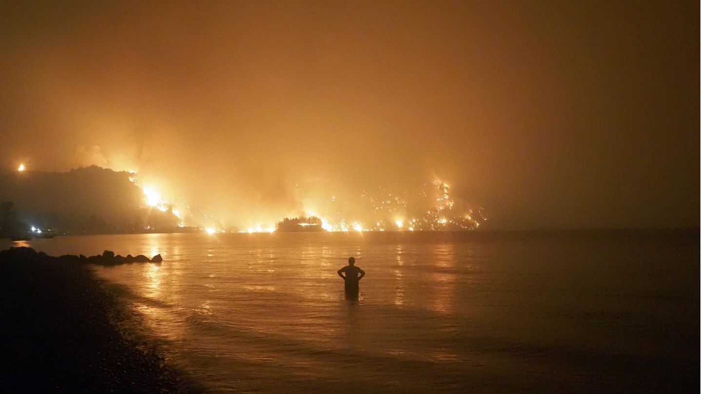 Brand in Griechenland