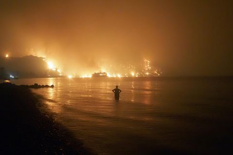 Brand in Griechenland