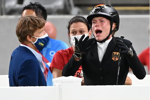 Moderne Fünfkämpferin Annika Schleu