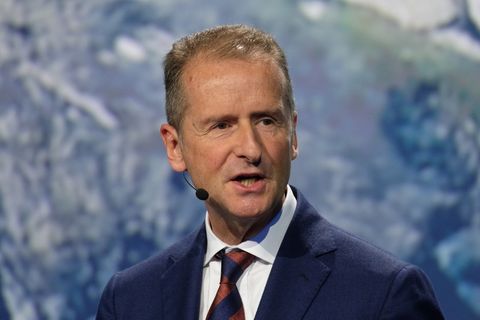 Herbert Diess, Vorstandsvorsitzender der Volkswagen-AG