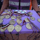 Neben dem Spaß ging es natürlich auch um Medaillen